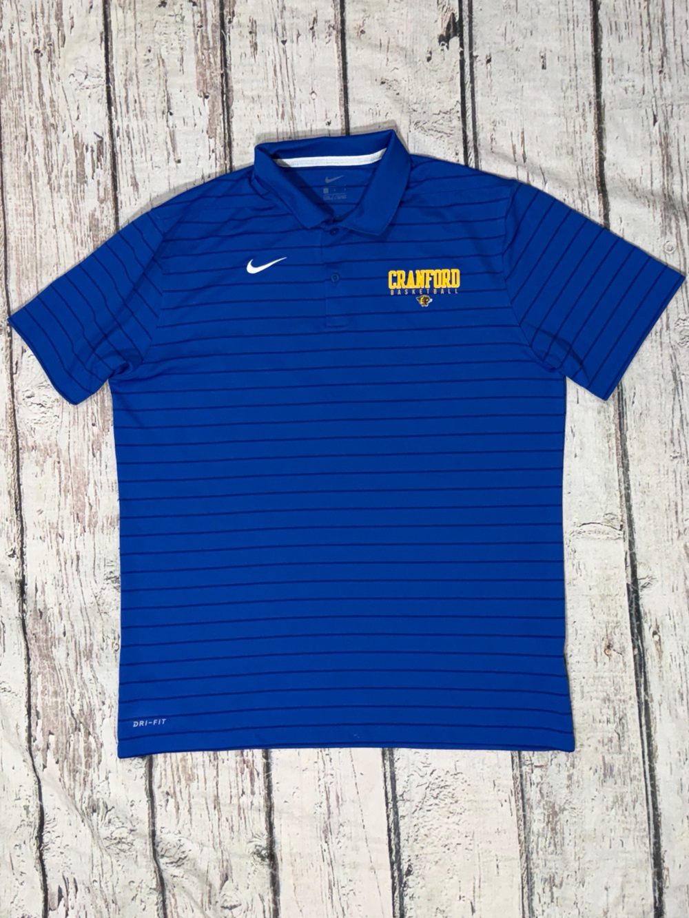 Cranford Cougars Basketball New Jersey Nike Polo Golf Sports Shirt